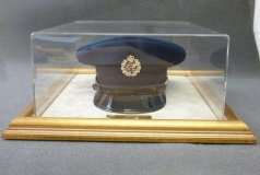 Acrylic Display Case, featuring hat
