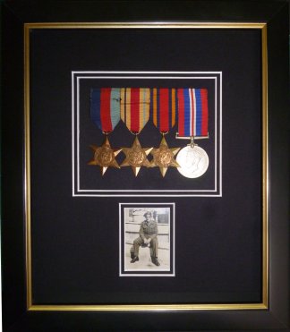 War Medal with photo
