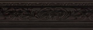 76X38 Black Ornate