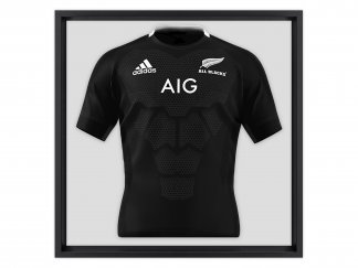 All Blacks Full Size Jersey Frame