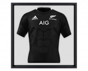 All Blacks Full Size Jersey Frame