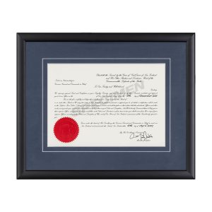 Calais - Blue Mat with V-Groove