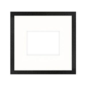 Black Frame with White Border
