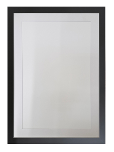 Black Frame with White Border