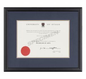 Calais - Blue Matboard with Gold Insert