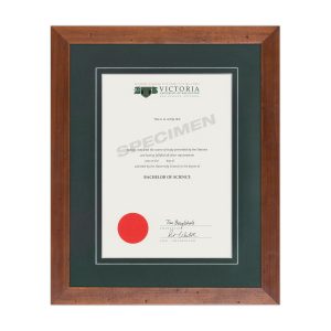 Recycled Rimu Look with Green Matboard