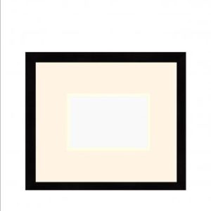 Deep Black Frame with Mat