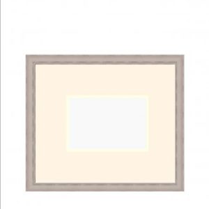 Distressed White with Mat