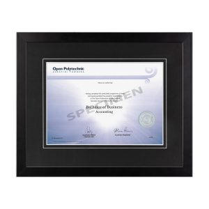 Soho-Black matboard with V Groove