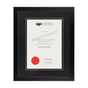 Soho-Black matboard with V Groove