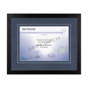 Soho-Blue matboard with V Groove