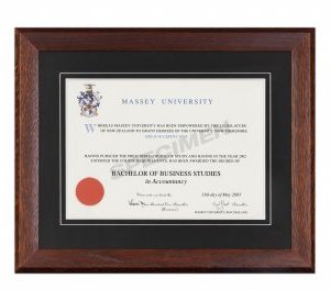 Mahogany Oak Frame, Black Matboard with V-Groove