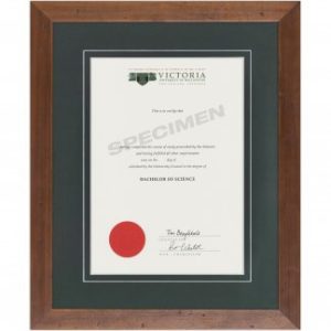 Recycled Rimu Look with Green Matboard