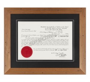 Recycled Rimu, Black Matboard with V-Groove