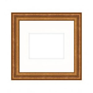 Rounded Gold with Mat