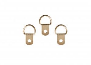 Single Hole Brass D-Ring
