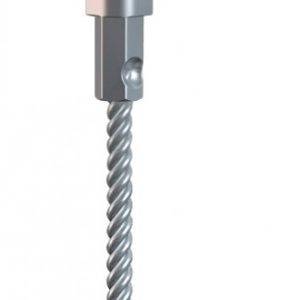 Steel wire with twister attachment