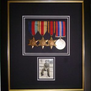 War Medal with photo