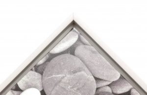 White Rounded Float Frame