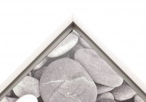 White Rounded Float Frame