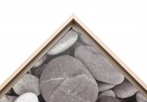 White Square Float Frame