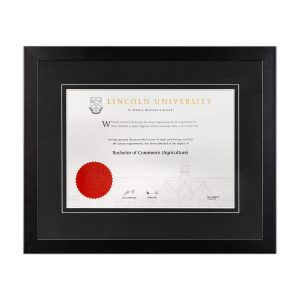 Soho-Black matboard with V Groove