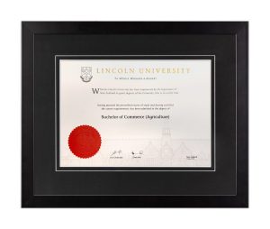 Soho-Black matboard with V Groove